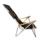 Шезлонг розкладний Пікнік з регульованою спинкою на 6 положень до 110 кг